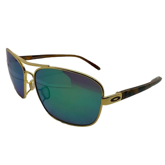OAKLEY Women’s Sunglasses Sanctuary Polished Gold Jade Iridium OO4116-07 135mm main image 5
